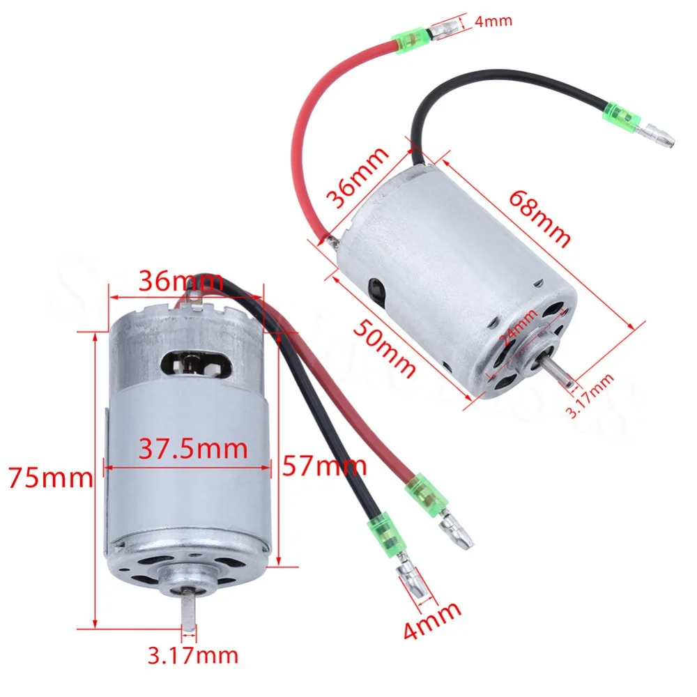 

03011 23T Turn RS550 / RS540 Brush Electric Engine Motor For RC HSP 1/10 Himoto Redcat
