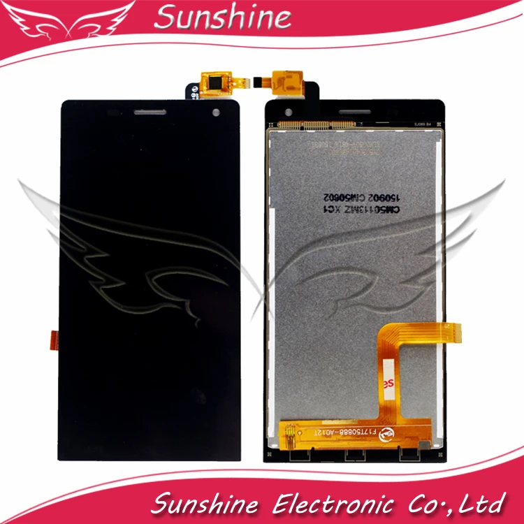 Ceny 5.0 cal ekran dotykowy dla Highscreen Verge wyświetlacz LCD z czujnikiem dotykowym kompletny montaż