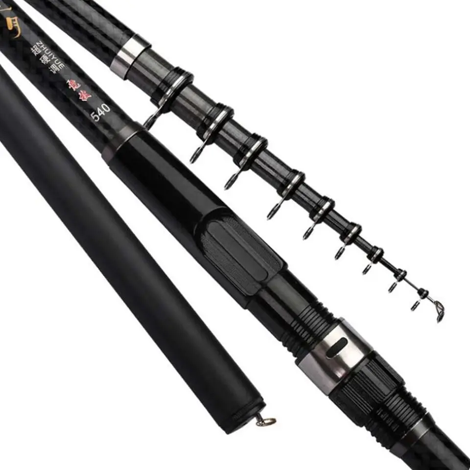 

Upgrade 3.6M-7.2M Fishing Rod High Carbon Fiber FRP Casting Stretch Easy To Carry Ultralight Spinning Rod Fishing Tool