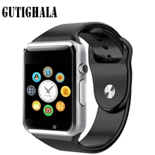 Gutighala A1 Smartwatch Relógio Inteligente Com Câmera Passometer Chamada Do Cartão SIM Para Xiaomi Huawei Telefone Android Melhor Do Que GT08 DZ09