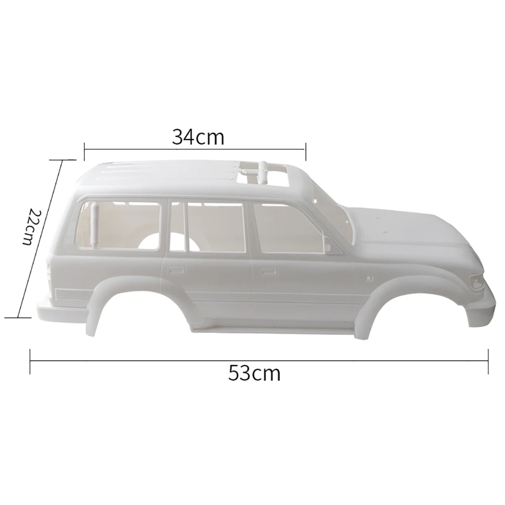 Durable 313mm Plastic Hard Body Shell RC Accessory for 1 10 Land Cruiser LC80 Crawler 5