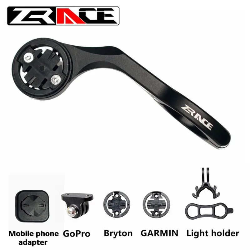 

ZRACE Bike Camera Mount Holder Out Front Bike Computer Mount Accessories for iGPSPORT Garmin Bryton GoPro
