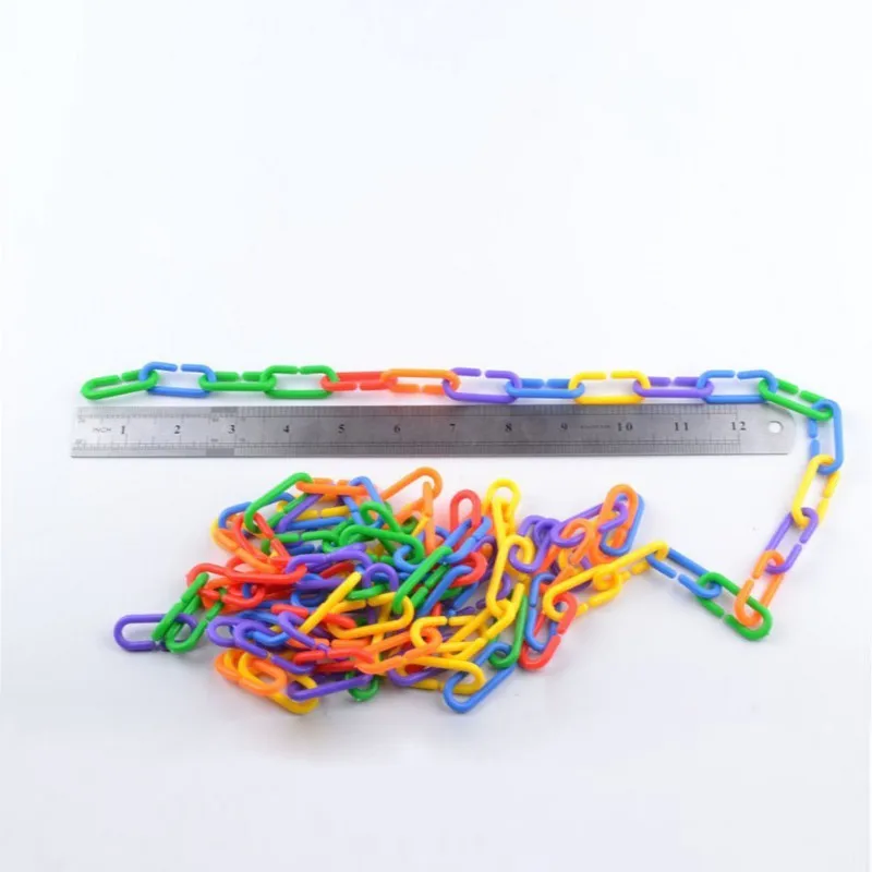 100 pc Pet Bird C-зажимы для крючков клетка для птиц игрушка пластиковая C-links планер крыса попугай лестницы товары для животных для попугаев