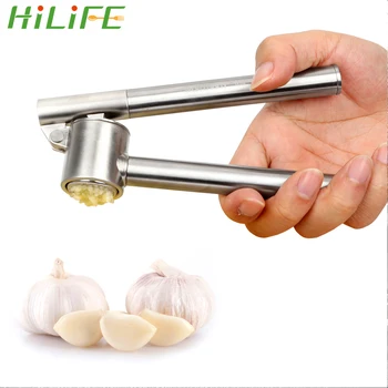 

HILIFE 3cm Round Garlic Presses Garlic Grinding Slicer Fruit & Vegetable Ginger Crusher Chopper Cutter Kitchen Squeeze Tool