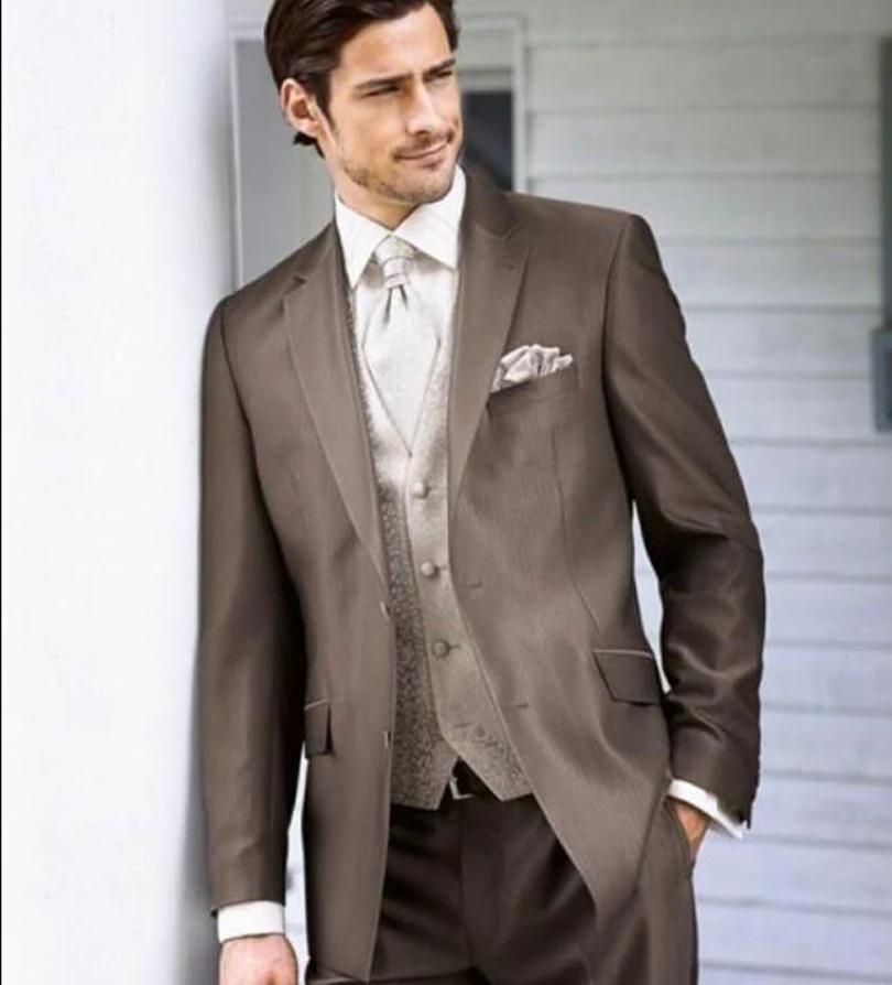 Popular Khaki Wedding Tuxedos-Buy Cheap Khaki Wedding Tuxedos lots from ...