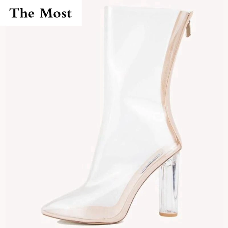 ankle boot transparente