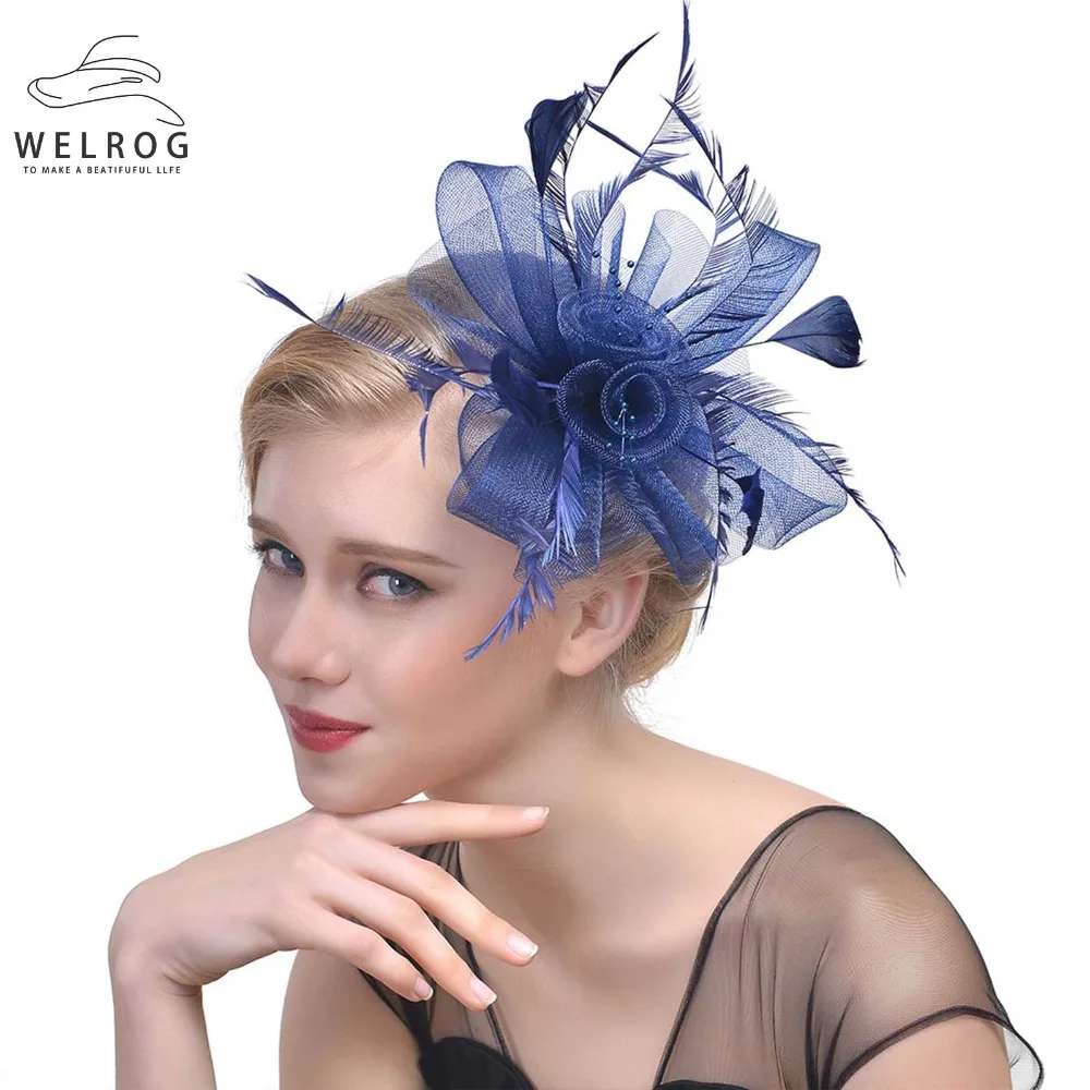 Wedding Race Royal Ladies Sinamay Headband Fascinator Headpiece