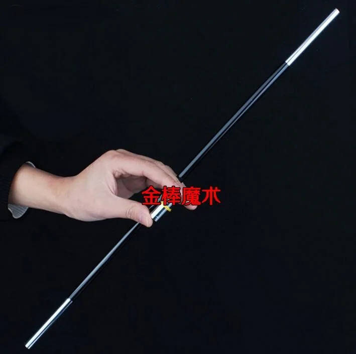 5pcs Mini Appearing Plastic Black Magic Stick Tricks Close Up Illusion Silk Scarf to Wand Gifts For Kids Magic-030