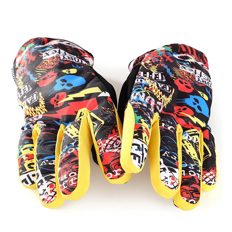 

Snowboard Gloves Ski Skull Waterproof Winter Sport Mittens Female Windproof Polyester Nonslip Warmth Hot Sale New Arrival