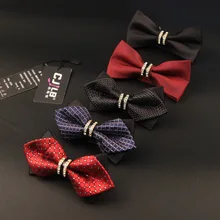 24 цвета формальный Дизайнерский Модный мужской галстук-бабочка для свадьбы wo мужской галстук-бабочка со стразами принт бабочка 30 шт./партия