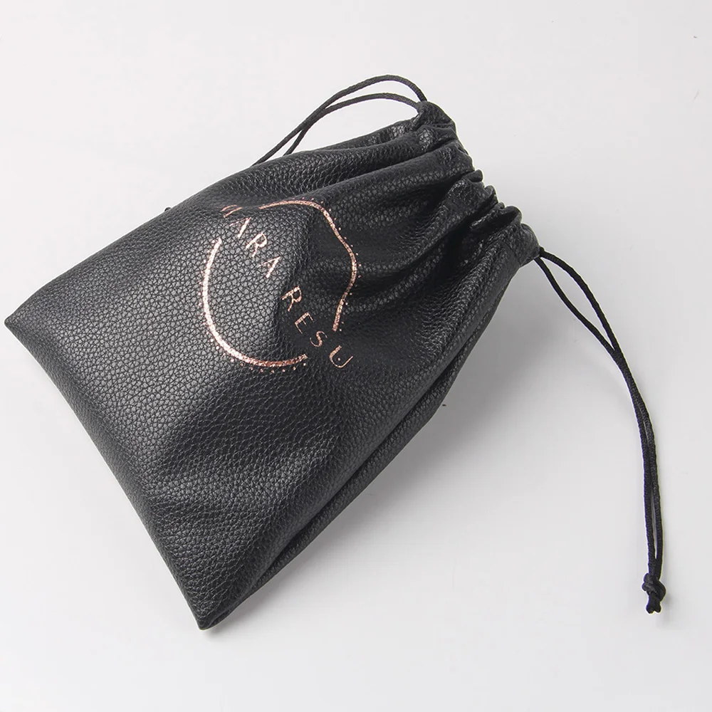 Customize logo luxury PU Jewelry bag gift bag cosmetic bag