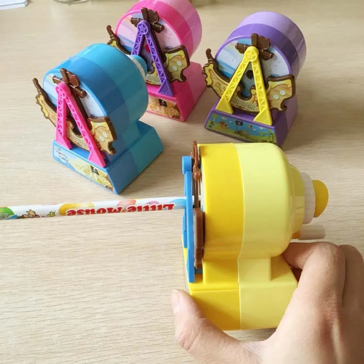

Student Creative stationery cartoon pirate ship Pencil Sharpener Pencil Cutting wholesale