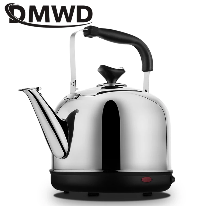 DMWD Electric kettle 4L Stainless Steel thermal insulation hot water heating quick Bolier Boiling pot Safety Auto-off teapot EU DMWD Electric kettle 4L Stainless Steel thermal insulation hot water heating quick Bolier Boiling pot Safety Auto-off teapot EU