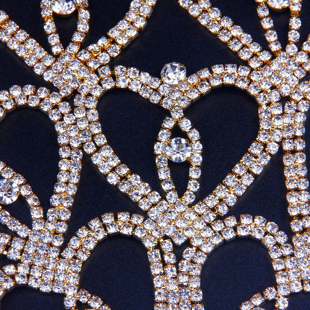 Body Jewelry Stonefans Sexy Body Chain Rhinestone Thong Bikini Jewelry For Women Heart Body Chain Luxury Crystal Underwear Belly Waist