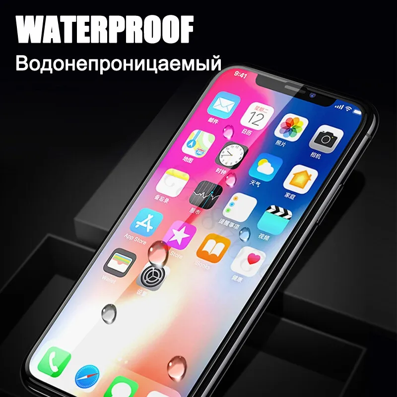 Защитное стекло 5D закаленное для Iphone x/xs max/xr/6/7/8 plus|Защитные стёкла и плёнки| |