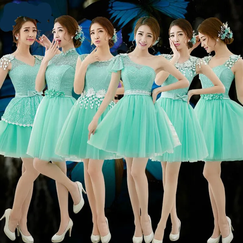 Vestidos Glamorosos Para Damas De Honor Junior Con Parte Superior De Lentejuelas Pavo real main image 1