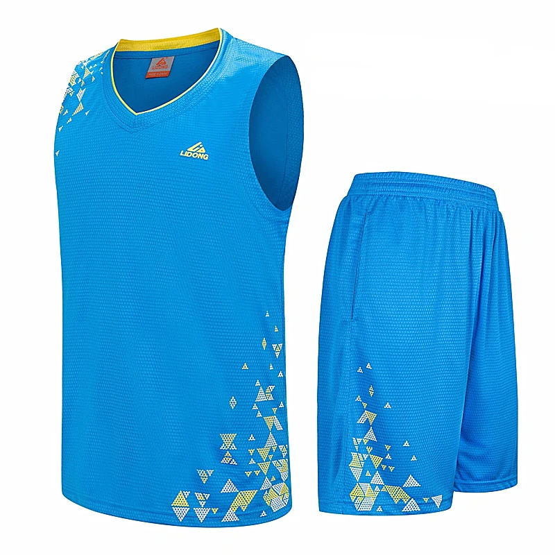 

Fashion Basketball Jerseys Sets Breathable Quick Dry Sports Wear Training suits Men basketball Uniforms Jersey Shorts