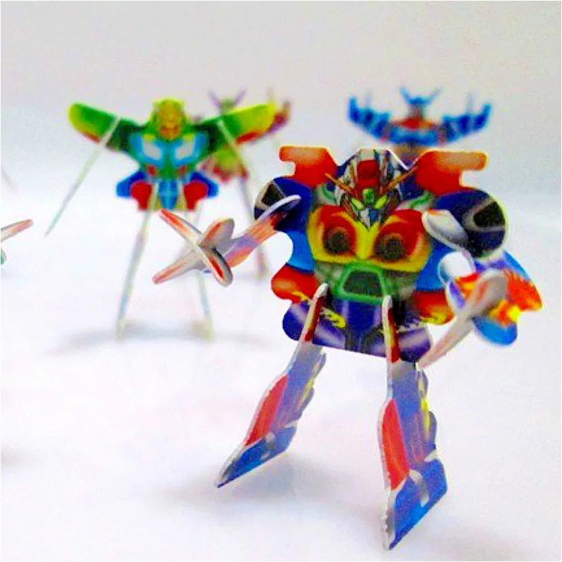 

DIY 3d Android Puzzle Paper Dimensional Model Assembled Brain Teaser Learning Educational Games Toys for Children Jigsaw Toys