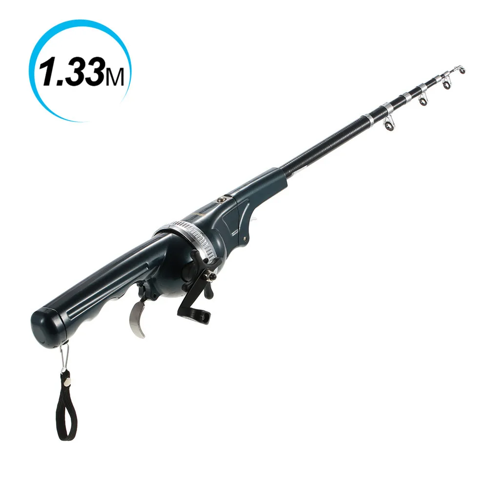 Складная телескопическая катушка из стекловолокна 133/165 см|reel set|fishing rod reelfishing pole |