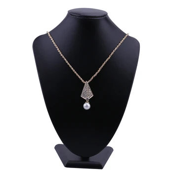 

1pcs Black Choker Necklace Pendant Display Bust Stand Holder CHIC