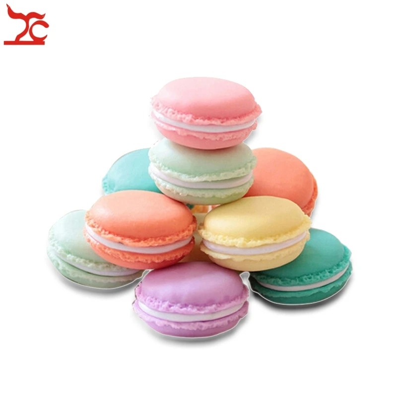 10Pcs/lot Candy Color Macarons Storage Box Portable Mini Gift Package Box Lovely Jewelry Package Box Case for Small Items 1pc lovely panda pencil case cartoon panda pen bags plush students pencil bags portable pencil case chic change pocket for