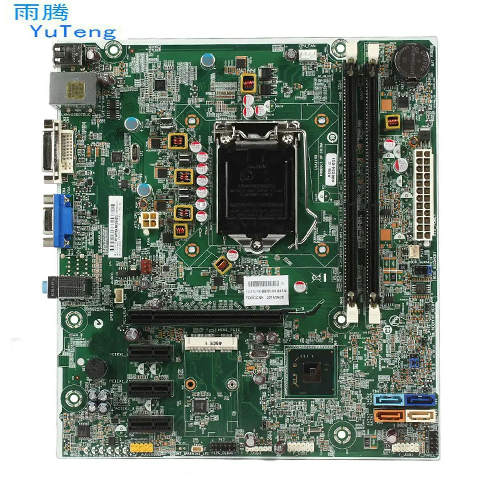 para hp Pro 3500 Placa-mãe de Mesa 682953-001 H-cupertino-h61-uatx: 3.10 Mainboard 100 Testado Totalmente Trabalho 687577001