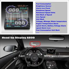 Car HUD Head Up Display For Audi A4 / A4L / S4 / RS4 2009~2014 – Safe Driving Screen Projector Inforamtion Refkecting Windshield