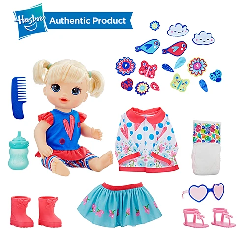 E2101-BABY Hasbro Baby Alive так много стильные игрушки реалистичные Reborn Baby нарядные куклы Обучающие Детские куклы Подарки для девочек детские игрушки - Цвет: E2101-BABY
