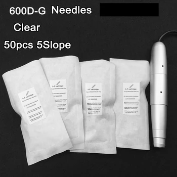 

50pcs 600D-G 5Slope Permanent Makeup needles Tattoo Machine Needle Tips Sterilized Disposable for tattoo needles