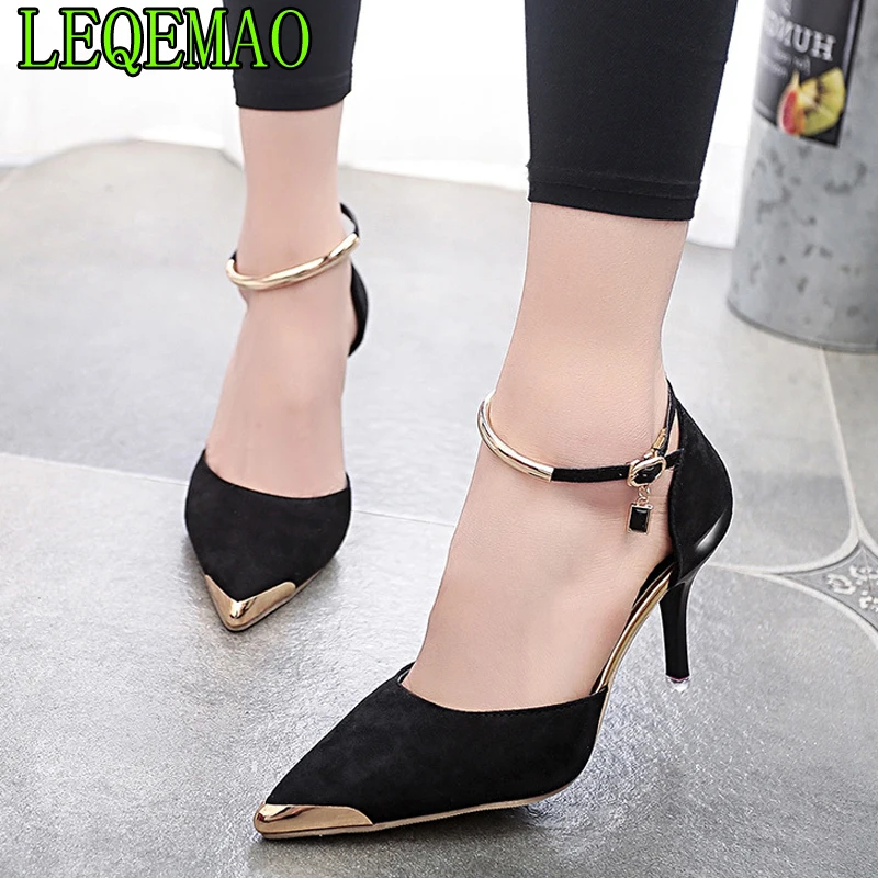 

2019 Spring Woman Sexy High Heels Gold Glitter Metal Party Shoes Pointed Toe Pumps zapatos de mujer
