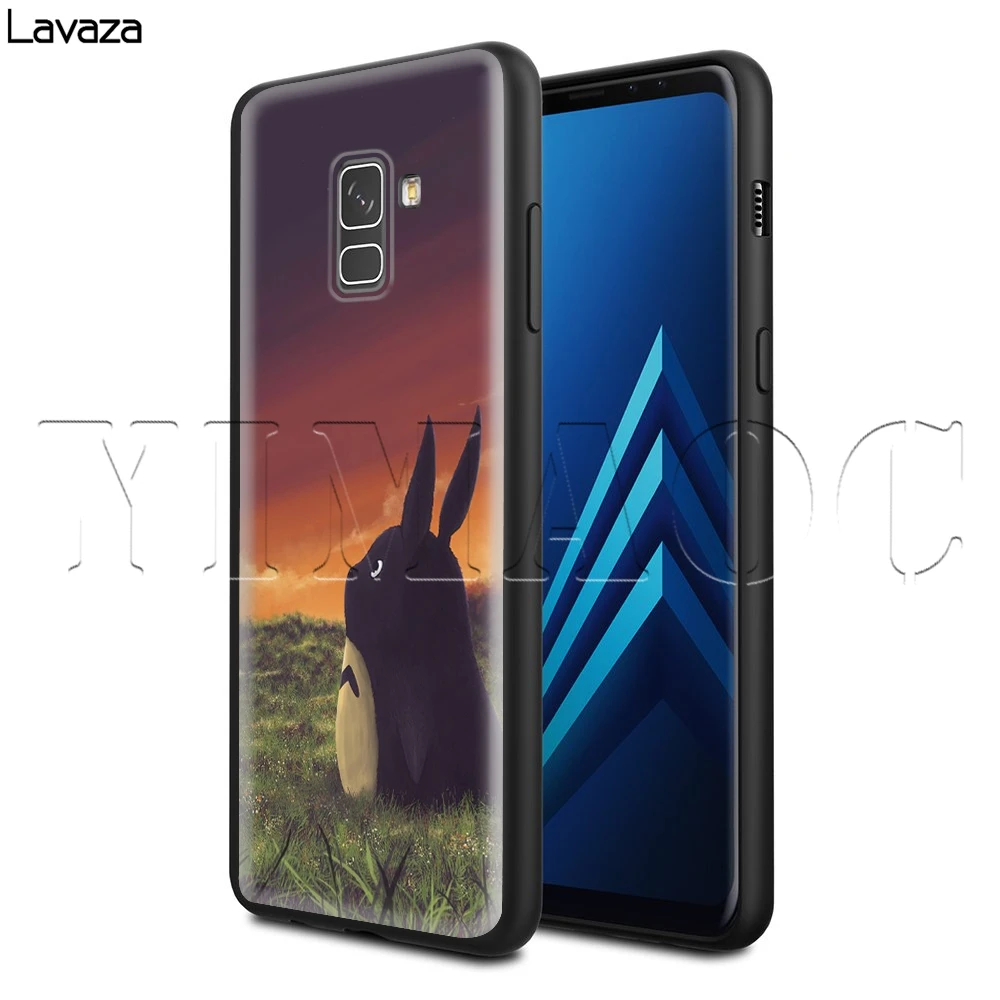 Мягкий силиконовый чехол Lavaza Totoro для Samsung Galaxy S6 S7 Edge S8 S9 S10e Plus A3 A5 A6 A7 A8 A9 J6 Note 8 9