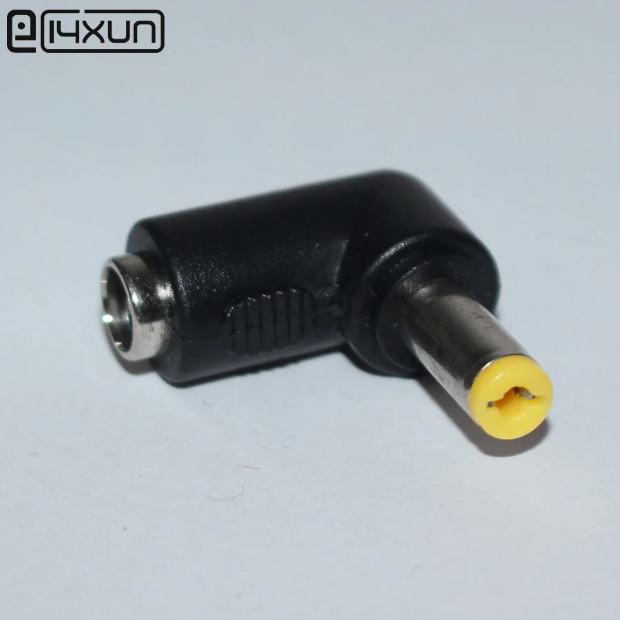 

5.5 x 2.1 mm female to 5.5 x 2.5 mm male DC Power Connector Adapter Laptop 5.5*2.5 to 5.5*2.1 90 Degrees Plugs