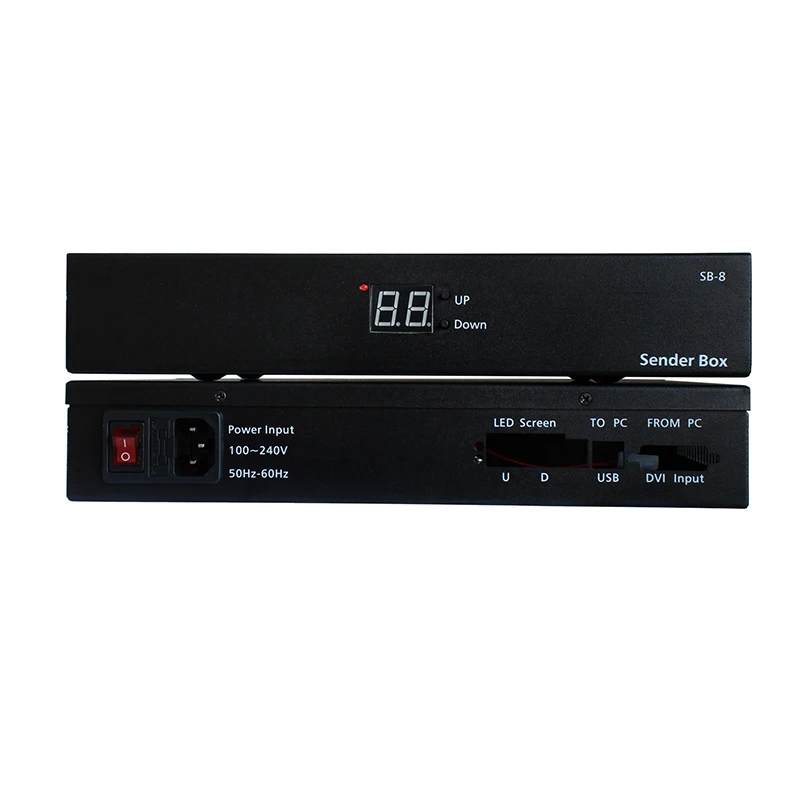 Led Video Screen Sender Box With Linsn TS802 Sending Card Support the use of laptop control HDMI-DVI SB-8