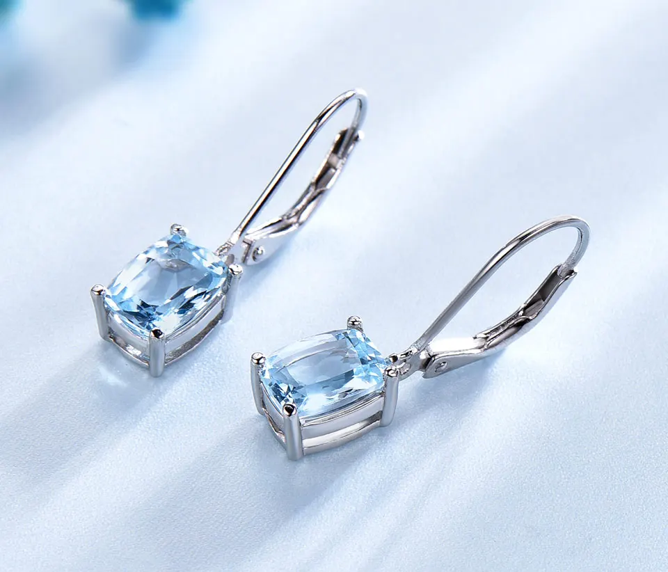 UMCHO-Sky-blue-topaz-silver-sterling-earrings-for-women S012B-1-PC  (5)