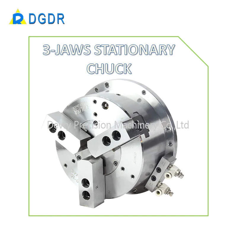 

3 jaws fixed vertical power chuck for laser gear