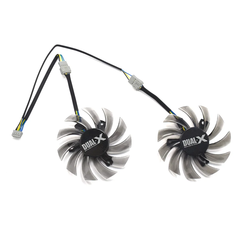 

NEW 2pcs/Lot FD7010H12S 75mm DC12V 0.35A 40mm Hole HD7850 Cooler Fan Replace for ASUS GTX770 HD 7870 MSI R6790 N560GTX R6850