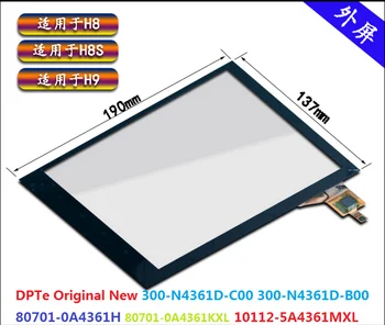 

Original New 80701-0A4361H 80701-0A4361KXL 10112-5A4361MXL 190mm*137mm capacitive Digitizer Touch Panel Glass for H8 H8S H9