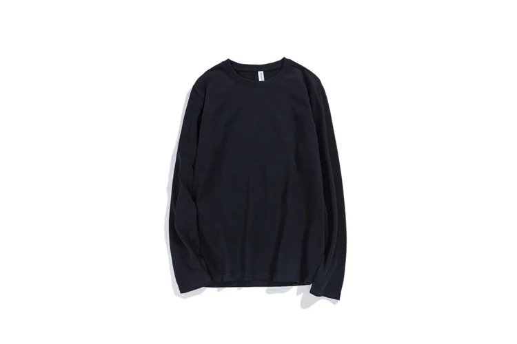 

new cotton bottoming shirt solid color wild long-sleeved T-shirt men's BCS01