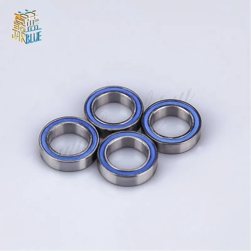 10Pcs 8X14X4 Blauw Rubber Lagers MR148 2RS ABEC3 Model Lagers Door Jarblue