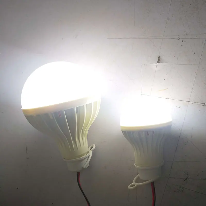 Portable 3.0m 12V LED Light Bulb Outdoor Lighting Tent Fishing With Clip 5W