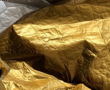 YCHEN 006 Tyvek ткань бумажный эффект 1 м* 1,35 м текстиль tissu ручной работы портной DIY ткани Швейные аксессуары - Цвет: Цвет: желтый