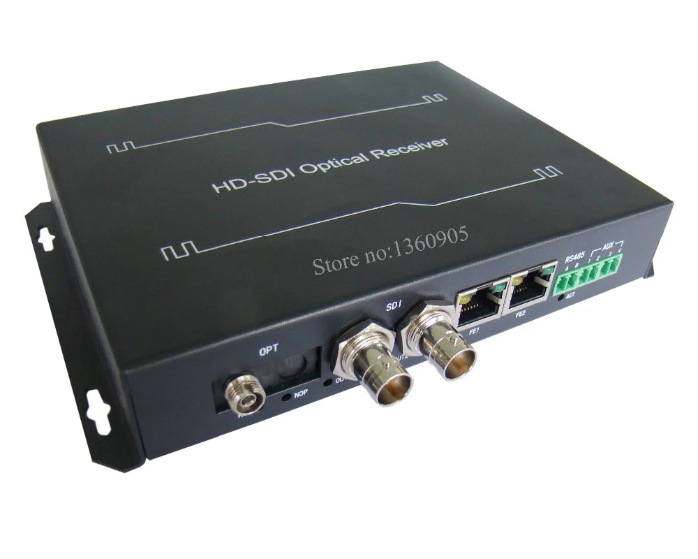 Новый 1CH HDSDI Многофункциональный оптический media converter 1080 P трансивер-видео/Ethernet RJ45/RS485 данных/аудио по одной волокна