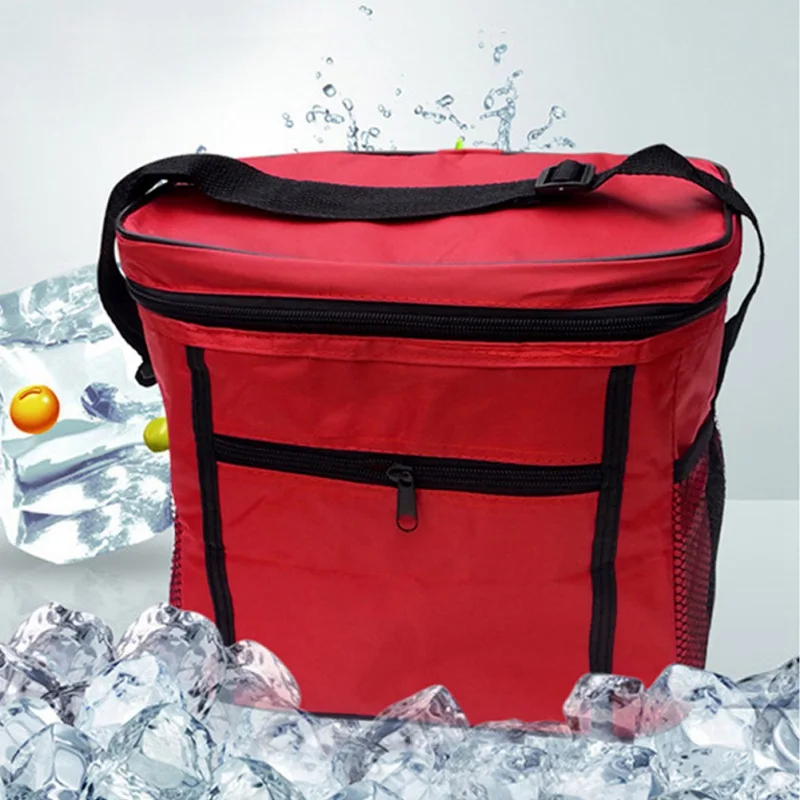 

Portable Camping Ice Box Waterproof Oxford Cloth Picnic Bag Big Capacity Insulation Tote Storage Package For Outdoor Groups BBQ