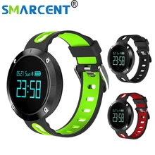 Smarcent T1 DM58 Bluetooth сердечного ритма Смарт браслеты крови Давление монитор Фитнес трекер спортивный браслет Relogio Смарт-часы