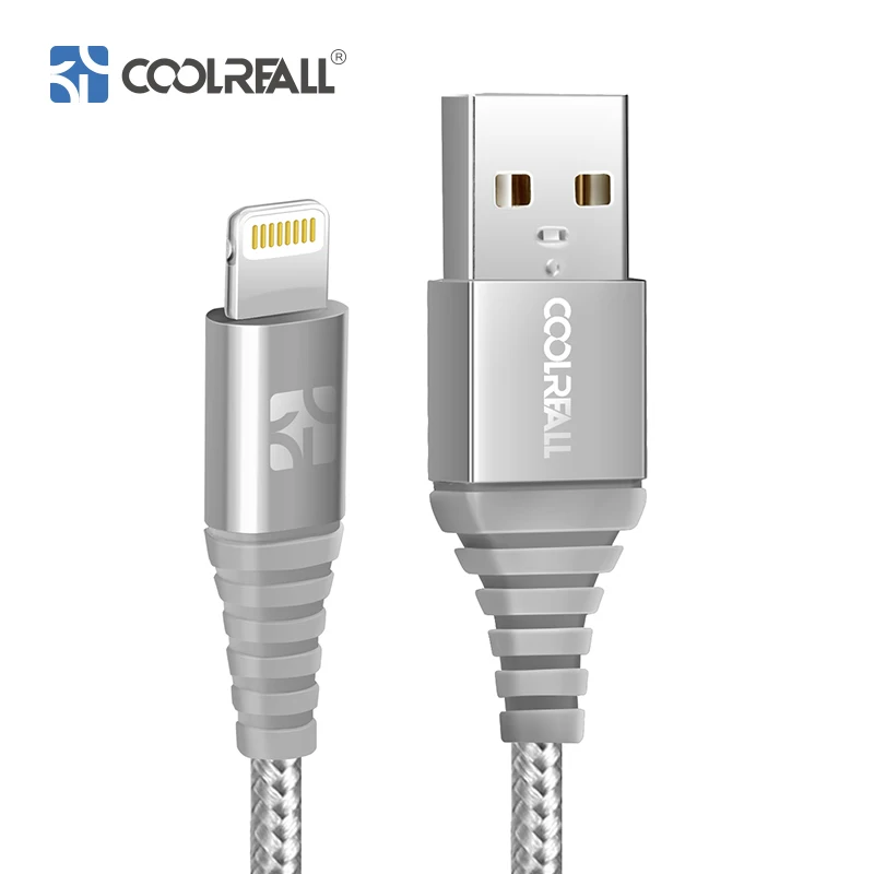 USB кабель Coolreall MFi Lightning для iPhone X 8 7 6S 6 Plus 5 SE быстрая зарядка зарядки мобильный