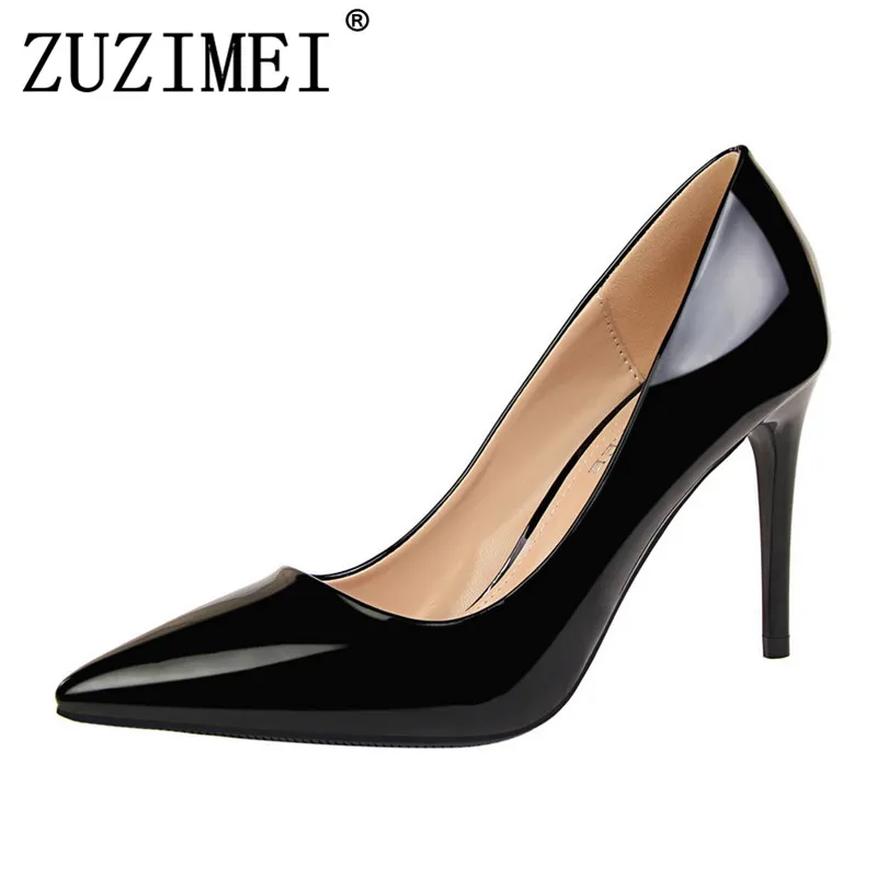 silver closed toe pumps