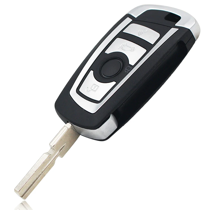 Изменение флип ключ 3 кнопки 315 МГц 433 Мгц дистанционный ключ брелок для BMW EWS 325 330 318 525 530 540 E38 E39 E46 M5 X3 X5 без чипа HU58