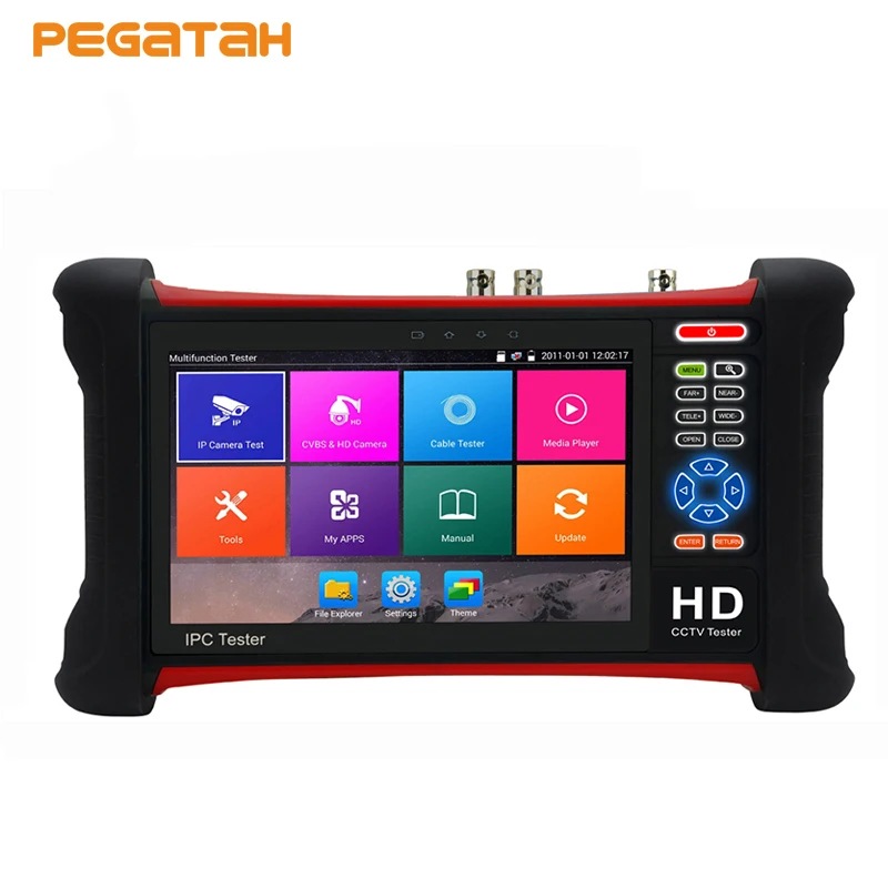 

H.265 4K IP Camera Tester Analog AHD TVI CVI SDI IPC Tester Monitor 4 in1 CCTV Camera tester with1920*1200P Retina Touch Screen