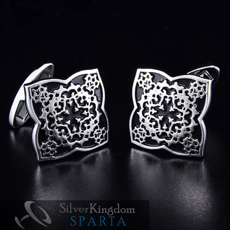 buy SPARTA Ottoman White Gold Electroplated cufflinks men #039;s Cuff Links + Free Shipping !!!