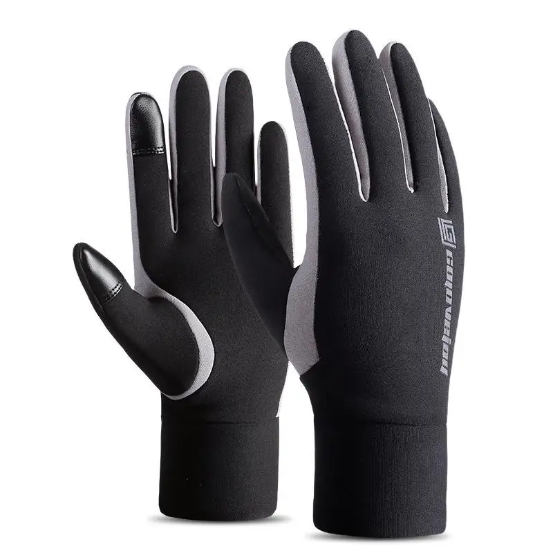 Осенне-зимние спортивные перчатки на открытом воздухе велосипед с сенсорным экраном велосипедные перчатки флисовые ветрозащитные мотоциклетные перчатки для катания на лыжах